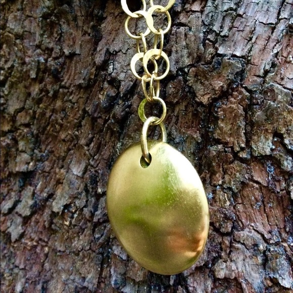 VINTAGE RUNWAY CHUNKY MEDALLION Gold Vermeil Sterling Round Pendant Neck… - Picture 7 of 9